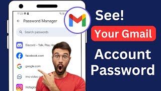 How To Find Gmail Password If Forgotten (2024) | see your gmail password |