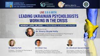 Live Q&A Leading Ukrainian Psychologists Working In The Crisis