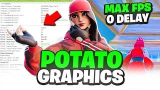 How To Unlock Potato Graphics in Fortnite on Intel & AMD!  (Boost FPS & 0 Delay)