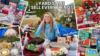 Yard Sale SetUp Tips | Sell Everything & Make Money | Got rid of it All!