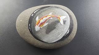 3d Fish Drawing / Stone Art