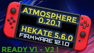 PACK UNIVERSAL ATMOSPHERE 0.20.1 - HEKATE 5.6.0 - FIRMWARE 12.1.0 -  READY V1 - V2 - ERISTA - MARIKO