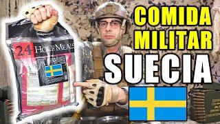 Probando COMIDA MILITAR de SUECIA Ración 24 Horas | MRE Suecia Menu 3 | Curiosidades con Mike