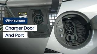 Charger Door and Port | IONIQ | Hyundai