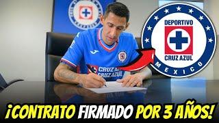 ¡HISTÓRICO! DI MARÍA FIRMA por TRES AÑOS con La Máquina Celeste | noticias de cruz azul hoy