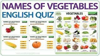 Names of Vegetables in English QUIZ | Learn English Vocabulary about Vegetables | Woodward English
