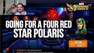 Polaris Red Star Orb Opening I Marvel Strike Force - MSF