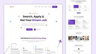 How To Build A Job Posting Responsive Website Using HTML CSS And JavaScript