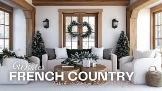 Winter Wonderland Elegance Meets French Country