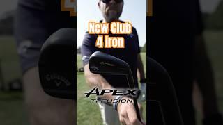 Ti Fusion 4 iron is turning out to be a great gap filler in my bag. @callawaygolf #golfclubs