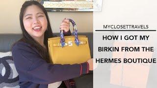 How to Score a BIRKIN from the Hermes Boutique - Storytime | myclosettravels