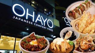 Ohayo Japanese Comfort Food BOOZE & DINE