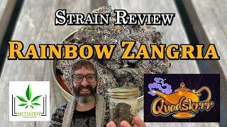 Strain Review - Rainbow Zangria - Quadskrrrr