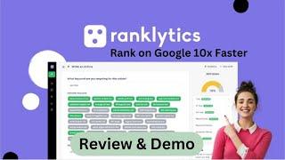 Ranklytics Review 2024-Rank on the First Page 10x Faster with AI-enabled SEO Lifetime Deal at $59