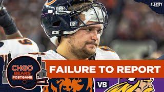 BEARS POSTGAME: Chicago Bears offense doesn’t report in loss vs Vikings | CHGO Bears