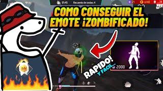 Como conseguir el EMOTE ZOMBIFICADORapido en FREEFIRE Caza De Zombies