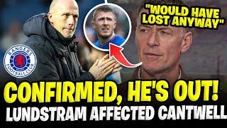 URGENT! JUST LEFT Sutton Reacts to Lundstram and Clement Responds About Cantwell!  RANGERS FC NEWS