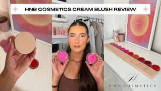 HNB Cosmetics Glossy Blush Tints swatches + review