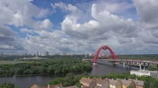 [4K] [HDR] Picturesque (Zhivopisniy) bridge in Moscow in 4K HDR (filmed on Sony DSC-RX100M4)