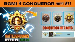 C1S3 Conqueror Tips & Trick'sHow To Push Conqueror in C1S3BGMI Easy Way To Get Conqueror In Solo