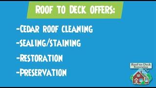 Your Local Cedar Roof Cleaning MN Company - Roof to Deck Restoration