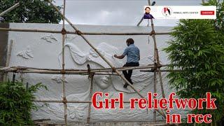 girl reliefwork in rcc Pankajarts jaipur m no 9351166294