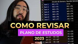 Como Revisar Durante o Ano? - Revisão no Plano de Estudos Ryo 2023 (ENEM e VESTIBULAR)