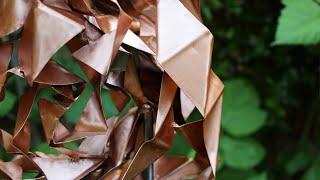 How to create a vortex sculpture out of copper sheet