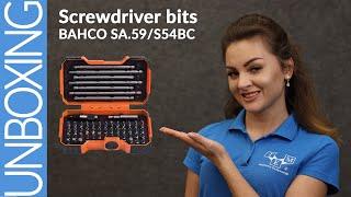 BAHCO 59/S54BC - Screwdriver bits - UNBOXING