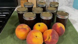 PEACH  PARTY - Canning Spiced Peach Butter