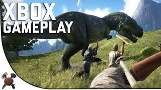 ARK CONSOLE XBOX ONE GAMEPLAY  - Ark Survival Evolved Xbox One Edition Gameplay (Part 1)