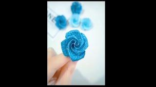 How to Make a Beautiful Origami Rose | Step-by-Step Tutorial for Beginners #diy #craft #origami