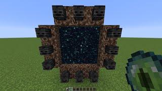 what if you create a WITHER PORTAL in MINECRAFT