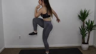FULL BODY FAT BURN WORKOUT AT HOME   15 MINUTES   NO EQUIPMENT #016