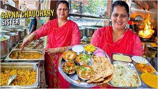 Haryana ki Sherni ka Lahori Punjabi Dhaba | Street Food India | Desi Thali