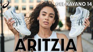 A fashionable Gel-Kayano 14!  ASICS x ARITZIA Gel-Kayano 14 White Black Review and How to Style