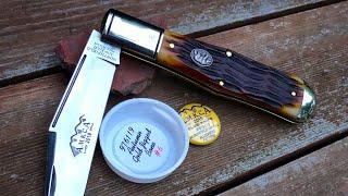 Knife Thoughts: Allegheny Mountain Knife Collectors Association 2019 club knife GEC #97 Autumn Gold