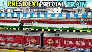 PRESIDENT SPECIAL VVIP Train Duty || I Became A Loco Pilot Of President's Train || Maharaja's Exp