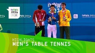 Fan Zhendong Wins Men's Table Tennis Gold - Highlights | Nanjing 2014 Youth Olympic Games