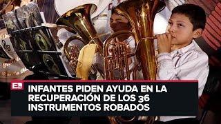 Repondrán instrumentos musicales robados a niños mixes de Ayutla