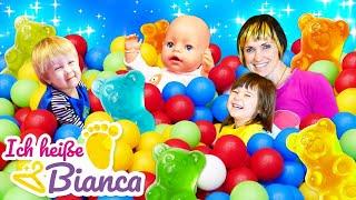 Bianca und Baby Born im Bonbonsladen. Spielzeug Video | Ich heiße Bianca - Neue Folge