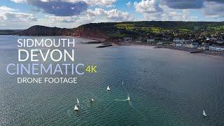 Sidmouth (East Devon, England) | Cinematic Drone Footage (4K) | DJI Mavic Air 2