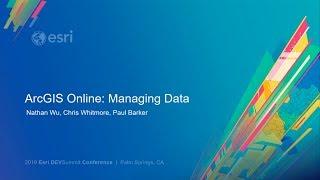 ArcGIS Online: Managing Data