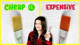 Cheap vs Expensive Acrylic Paint BRUSHES  Painting Tips for Beginners