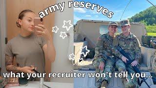 WHAT YOU NEED TO KNOW BEFORE JOINING THE ARMY RESERVES!