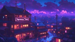 Nostalgic Lofi Hip Hop Beats ️ 1980s & 90s Vibes & Old Japanese Town Ambience  Lofi Rain Playlist