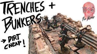 Build a battlefield without buying kits! Modular Trenches and Bunkers.