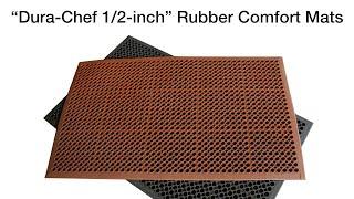 "Dura-Chef 1/2-inch" Rubber Comfort Mats