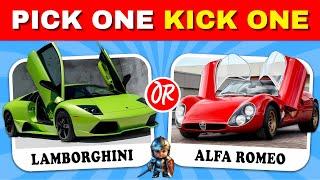 Pick One, Kick One: Luxury Car Edition | Ultimate Car Quiz