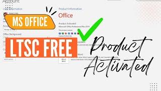 How to install Microsoft office LTSC professional plus 2021 | FREE 2024 #msofficeltsc